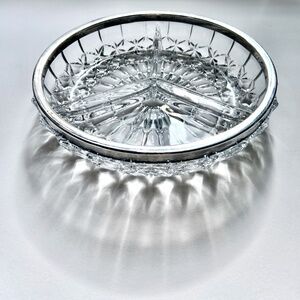 MCM Textured and Divided Glass Dish